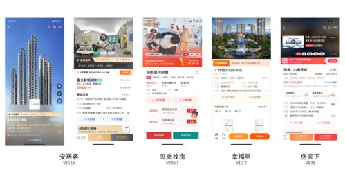 产品设计 多角色分析热门买房平台app